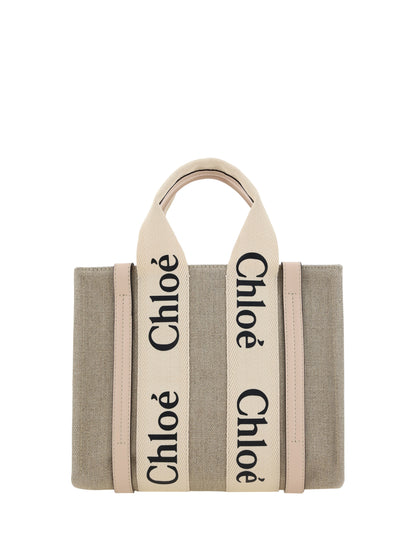 Chloé Woody Handbag - Cement Pink