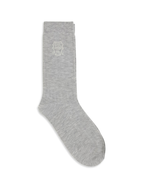 Brunello Cucinelli Cotton Socks - Nebbia+Panama