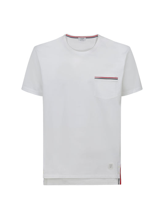 THOM BROWNE Cotton logo T-shirt