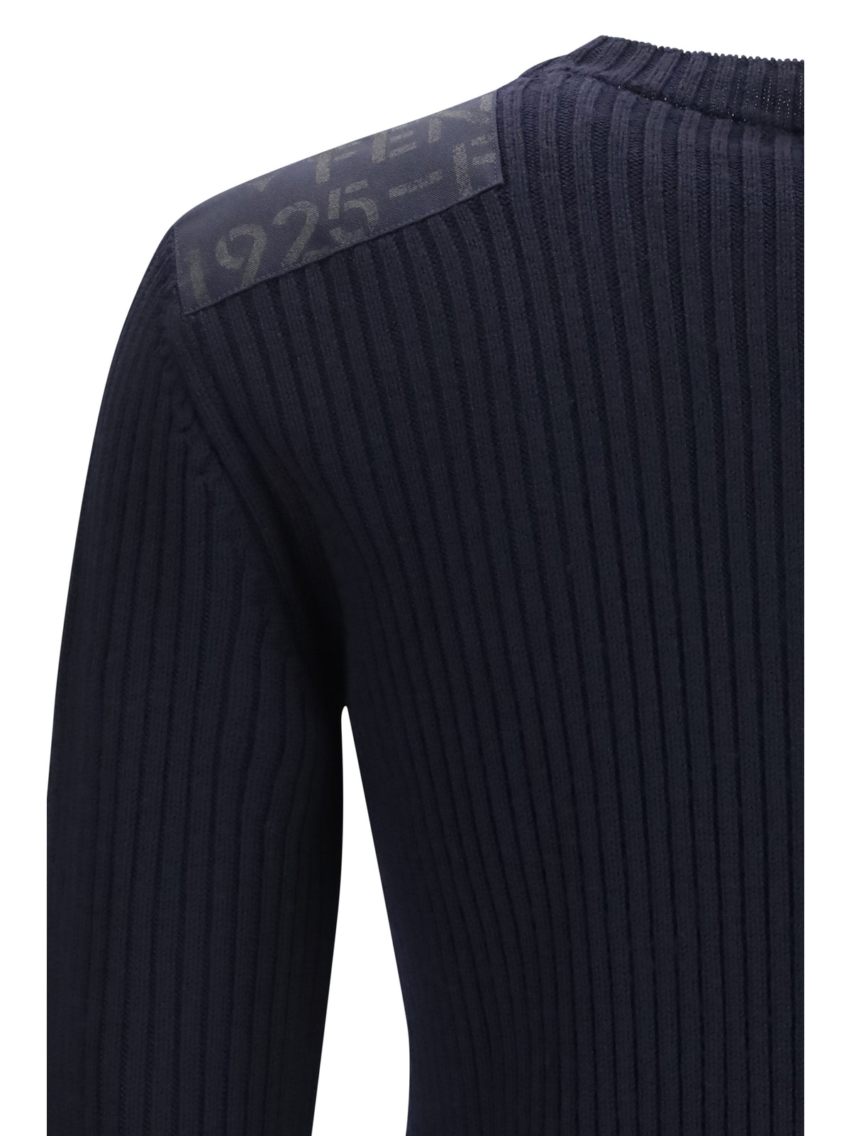 Fendi Ribbed wool Sweater - Blue Navy