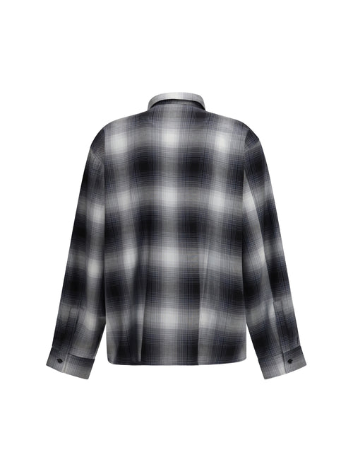Amiri Oversized flannel Shirt - Black