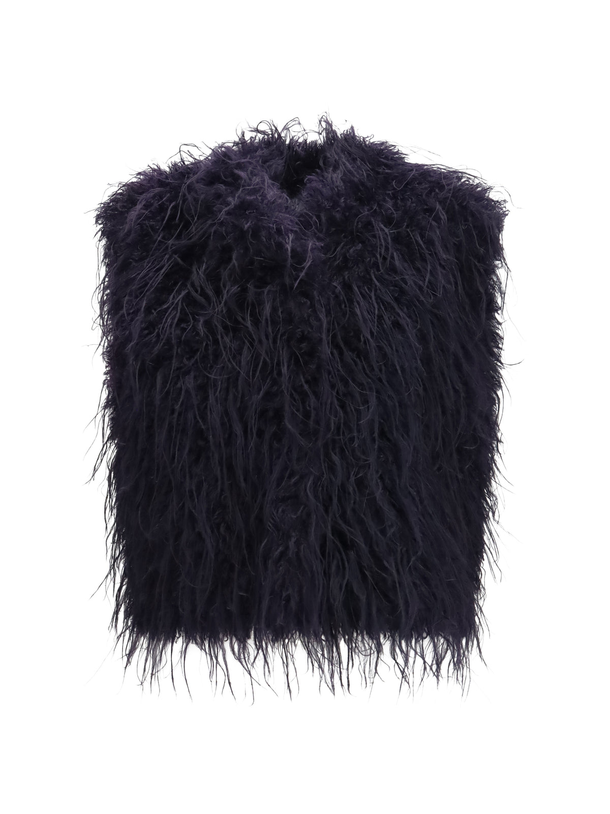Forte_forte Eco Mongolia faux fur Vest - Notte