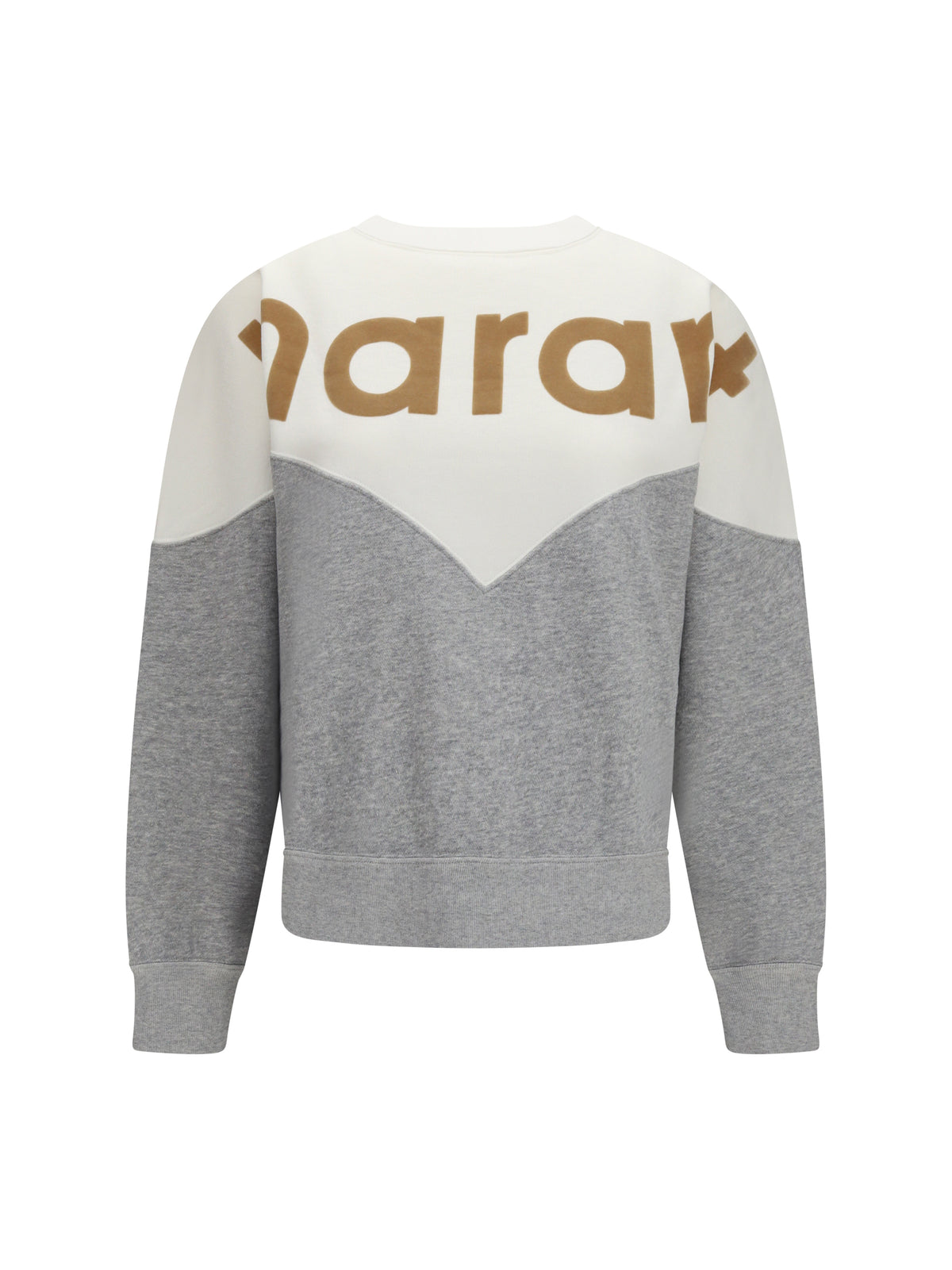 Marant Étoile Cotton Houston Sweatshirt - Off White/Light Grey
