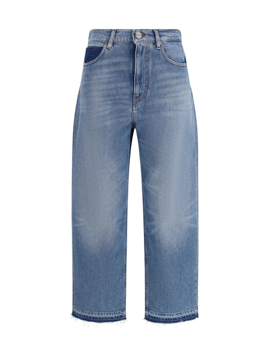 PINKO Balloon fit Jeans in faded denim
