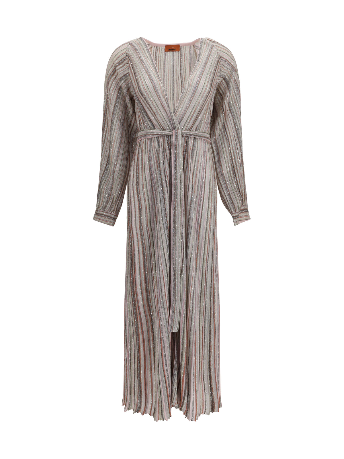 Missoni Long sequin Cardigan Dress - Pink Tones