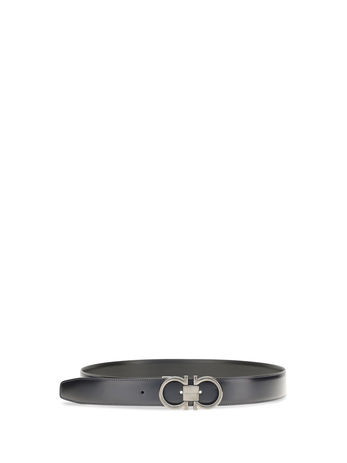 Ferragamo Reversible and adjustable Gancini Belt - Blue