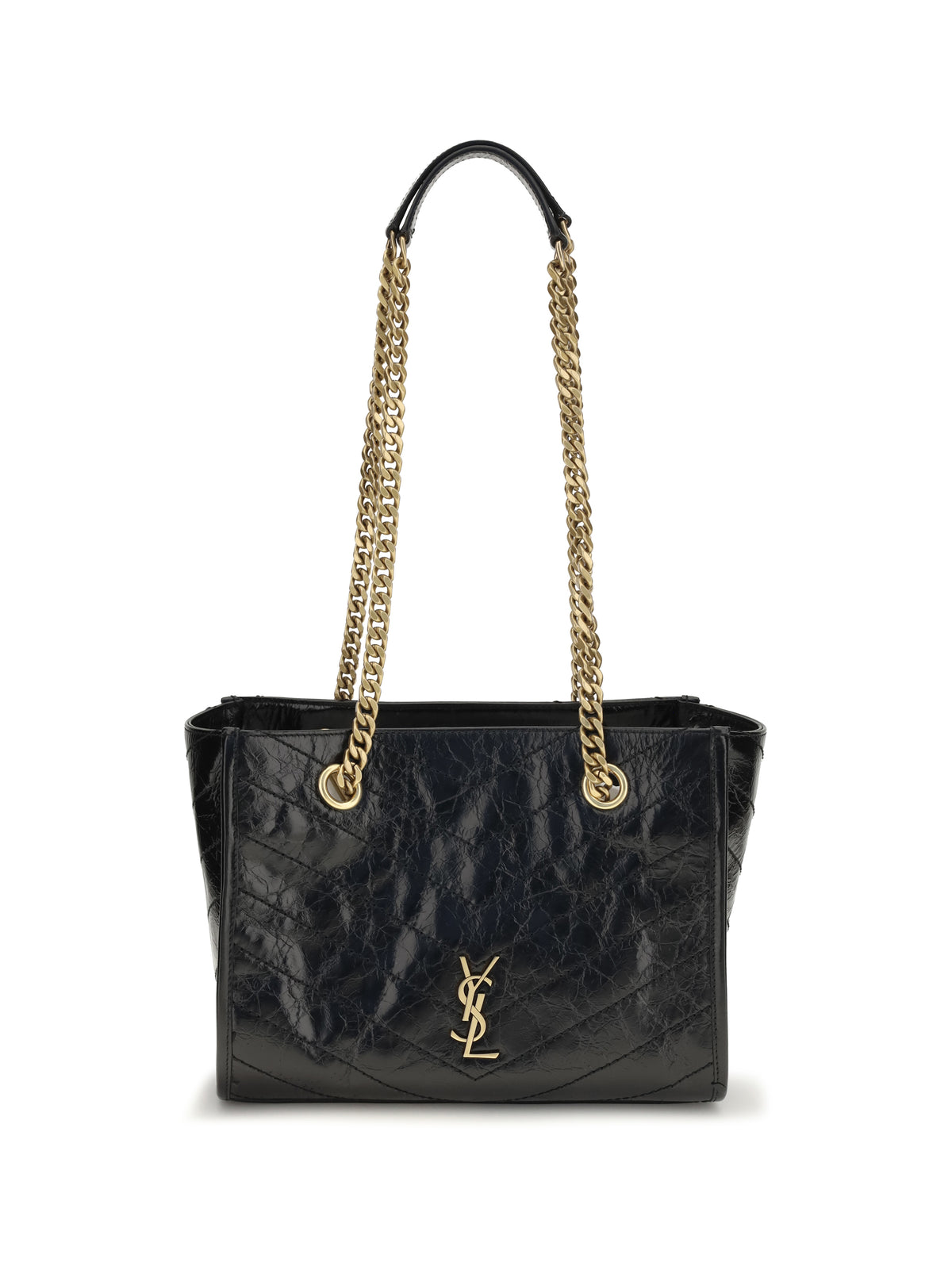 Saint Laurent Small Niki leather Tote Bag - Black