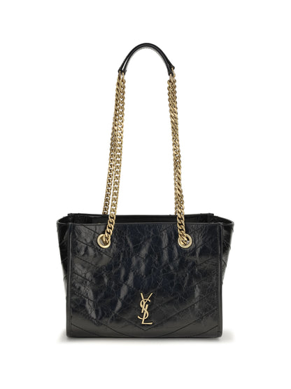 Saint Laurent Small Niki leather Tote Bag - Black