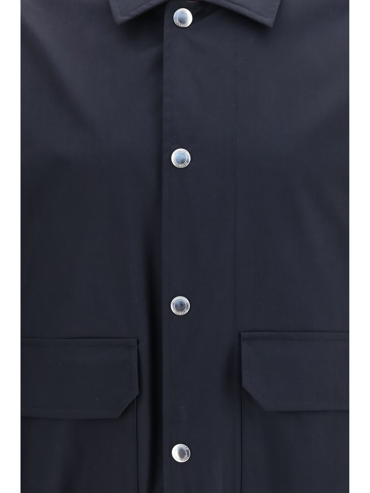 Brunello Cucinelli Silk and wool Jacket - Navy+Rubino