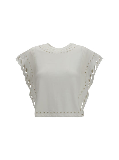 Marant Étoile Odyle cotton T-shirt - Ecru