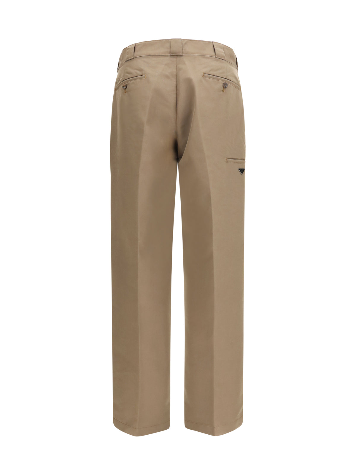 Prada Technical wide-leg Pants in canvas - Light Brown