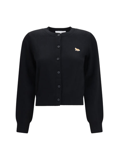 Maison Kitsuné Baby Fox Cardigan - Black