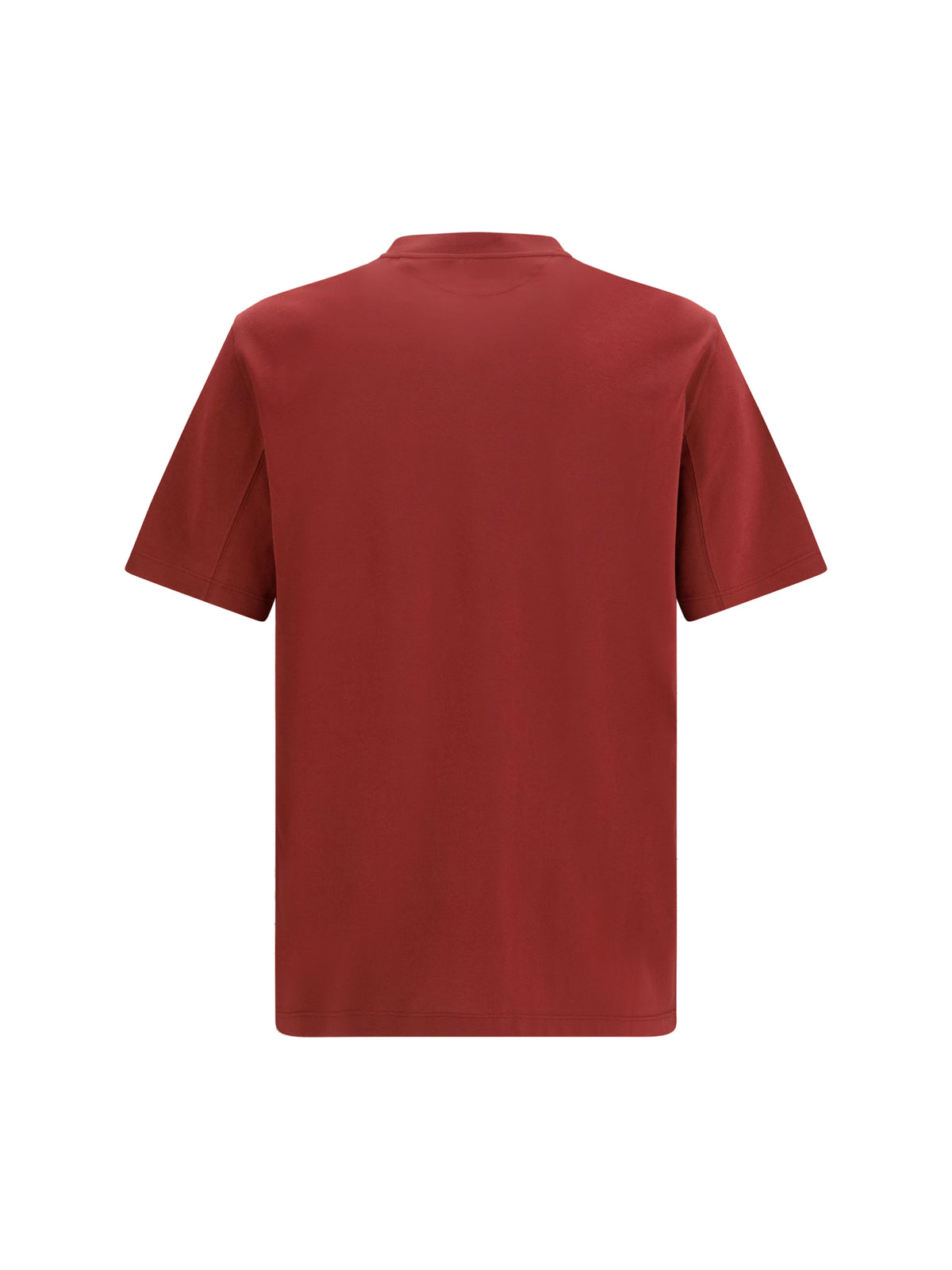 Brunello Cucinelli Logoed T-shirt - Lava+Grigio