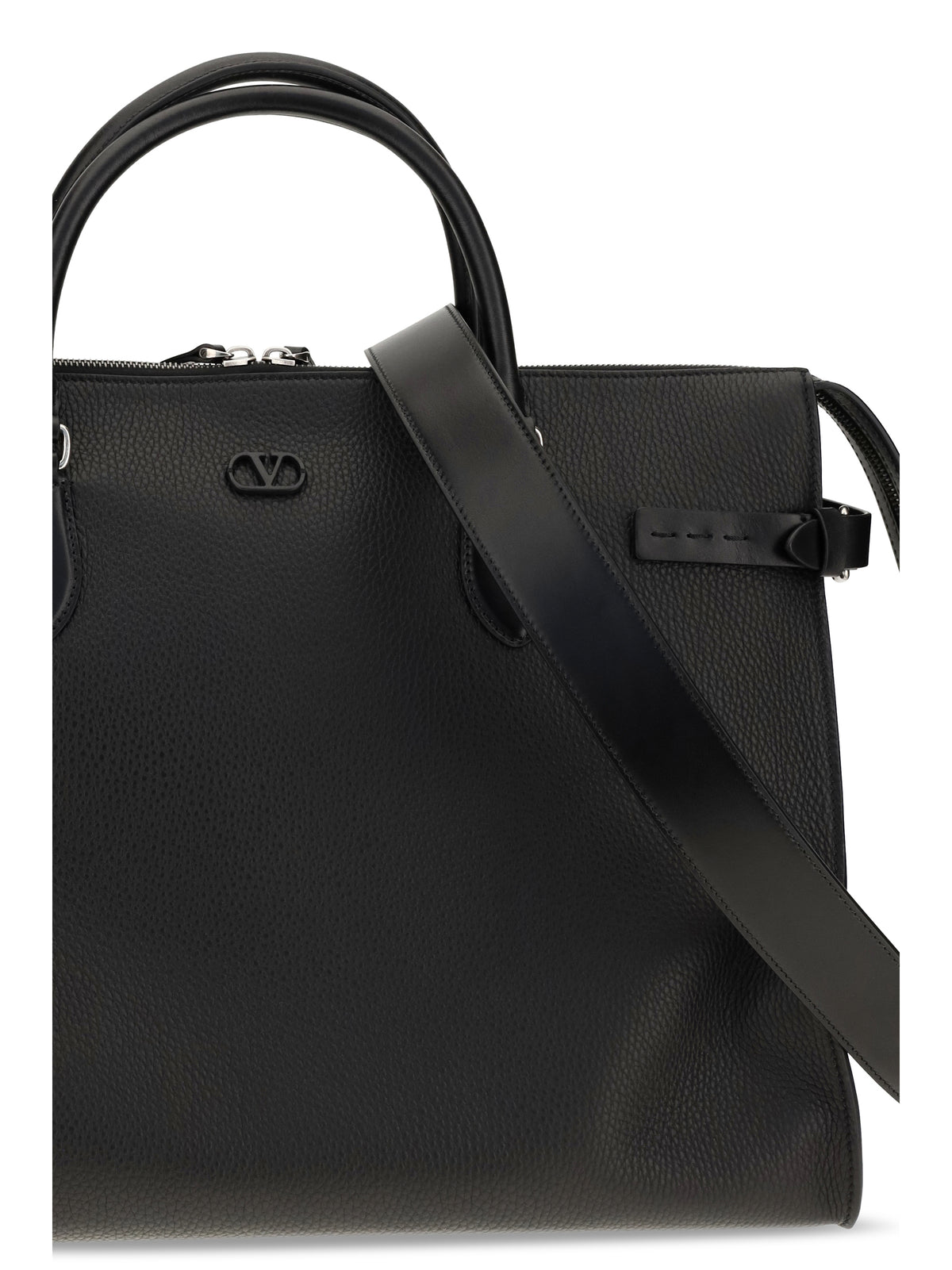 Valentino Garavani Large Antibes Top Handle Bag - Black
