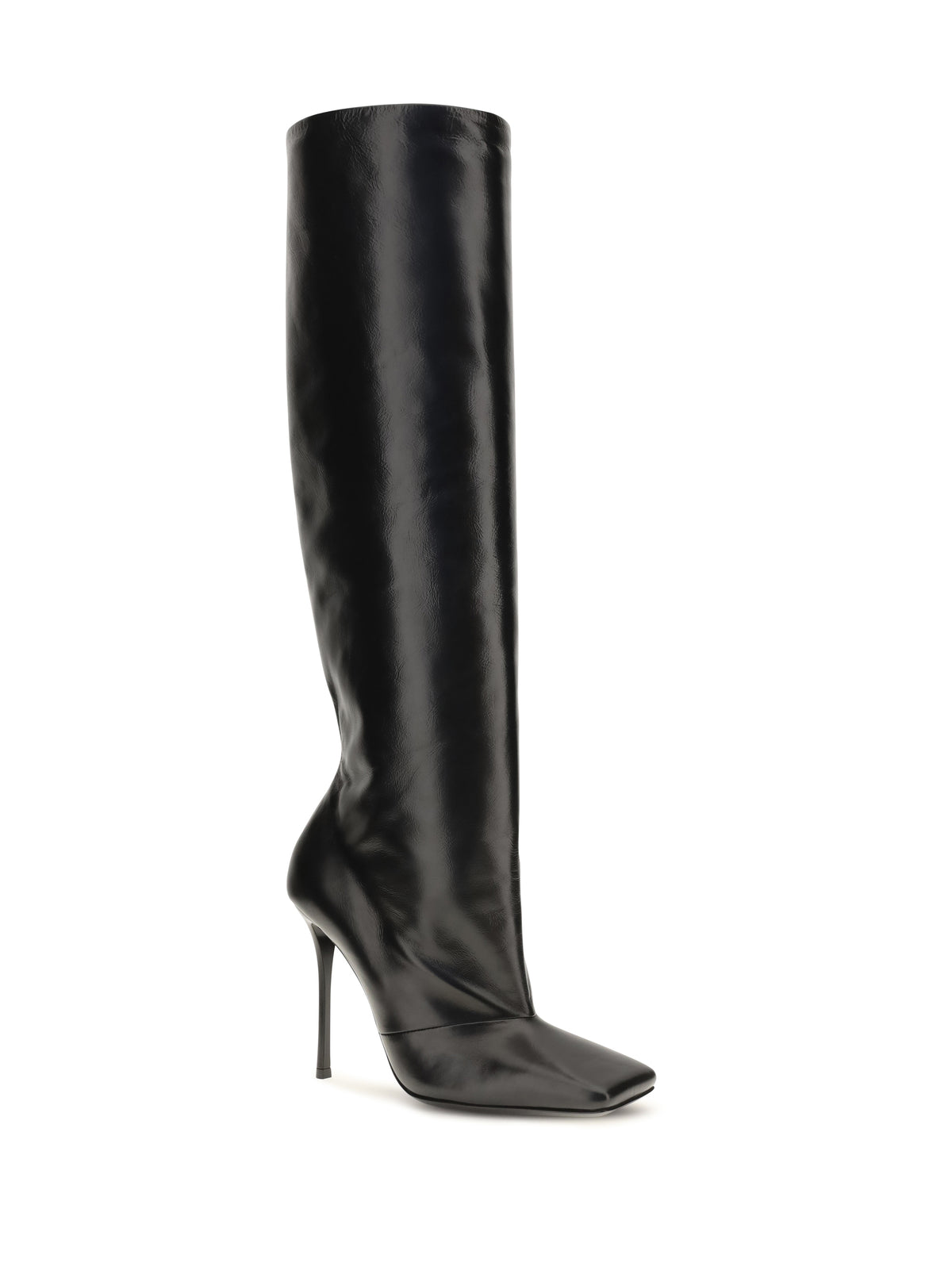Dolce & Gabbana Calfskin Tall Boots - Black