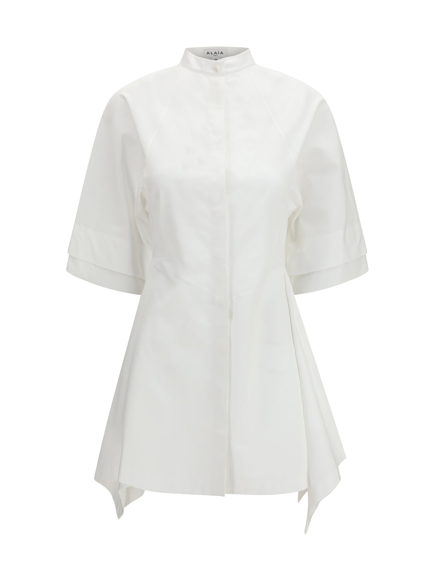 ALAÏA Panelled Poplin Dress