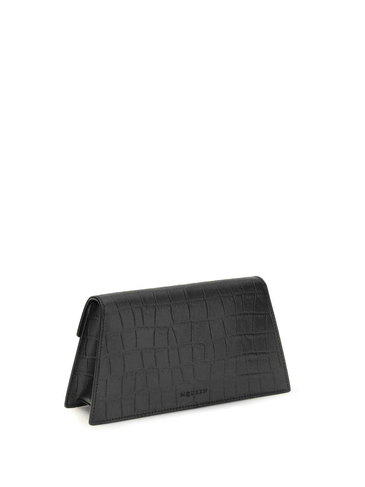 Alexander Mcqueen Mini Skull Clutch - Black