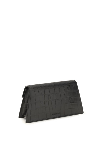 Alexander Mcqueen Mini Skull Clutch - Black
