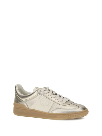 VALENTINO GARAVANI Laminated leather Upvillage Sneakers