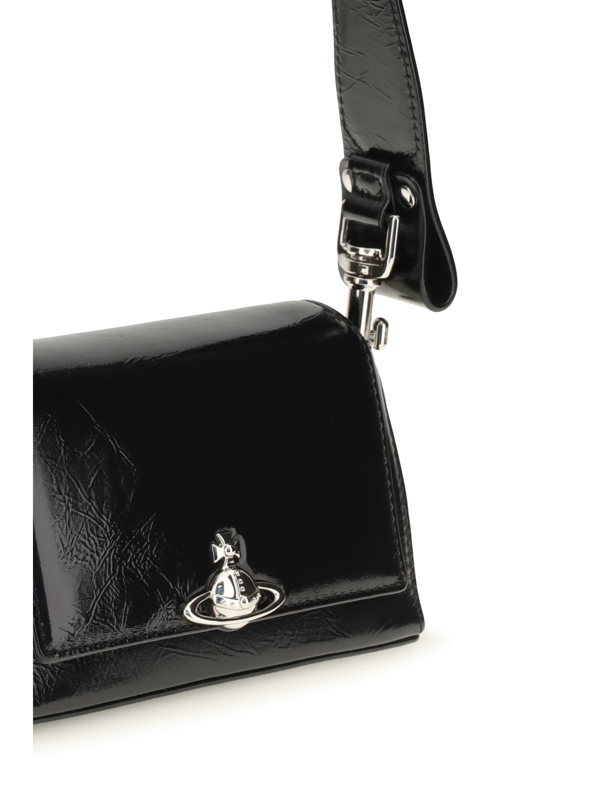 Vivienne Westwood Small Hazel Shoulder Bag - Black