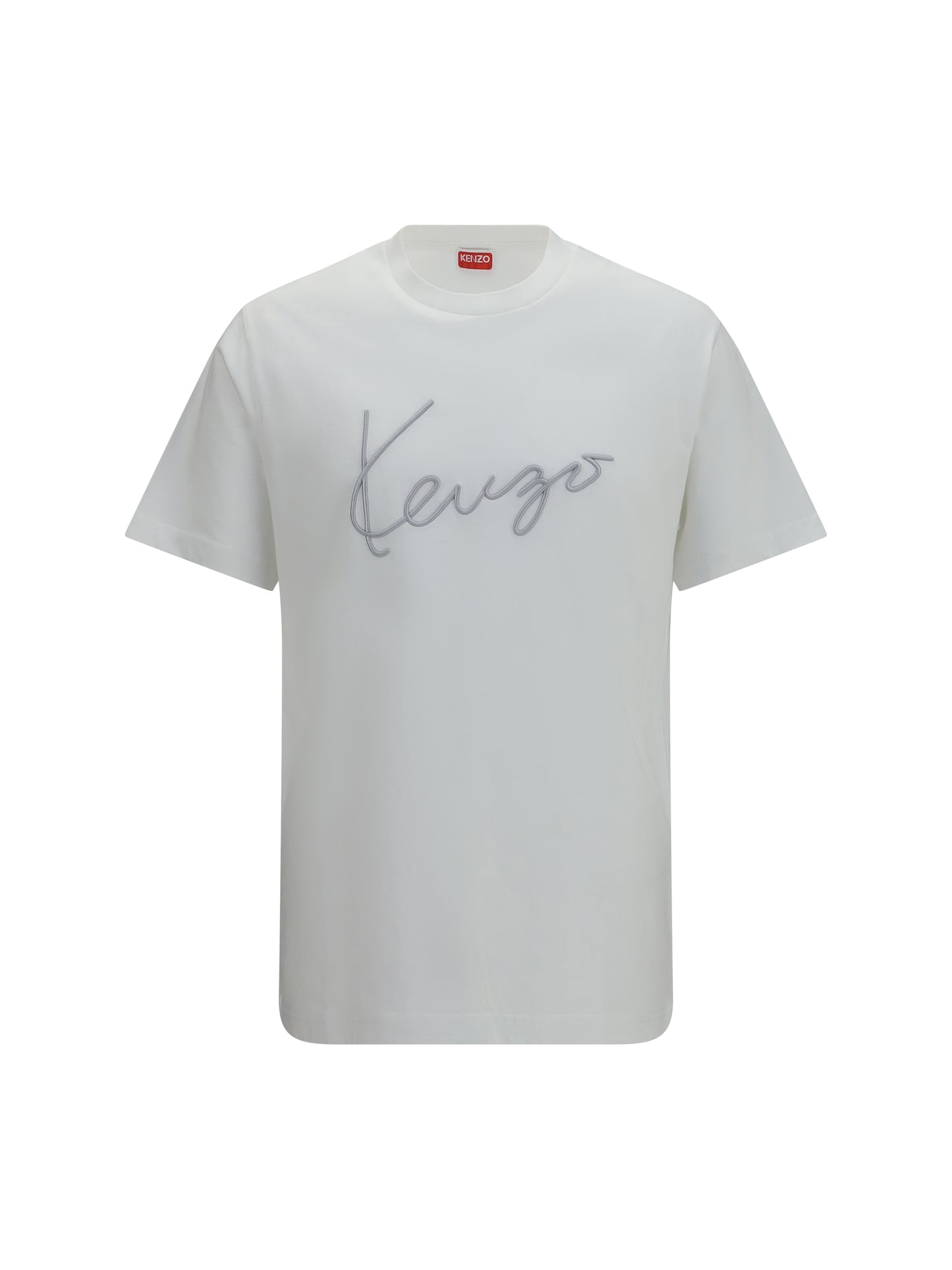 KENZO Embroidered signature cotton T-shirt