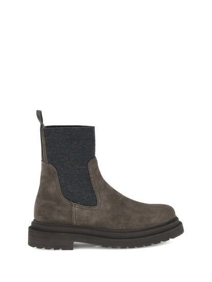 BRUNELLO CUCINELLI Suede Ankle Boots