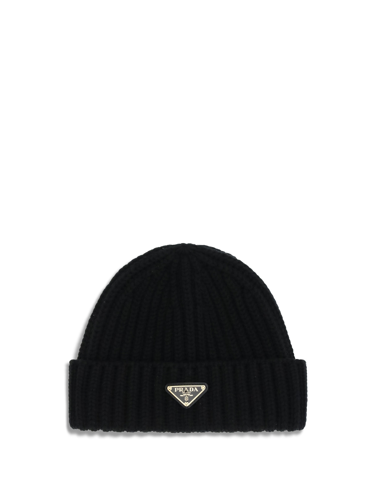 Prada Virgin wool Beanie Hat - Black