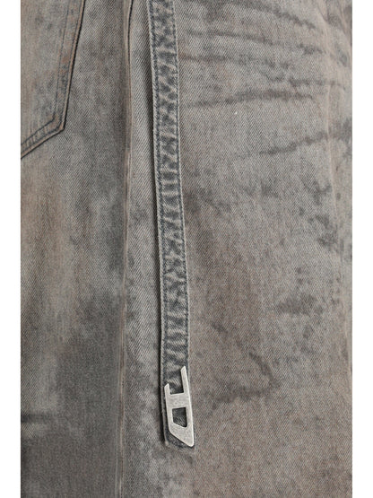 DIESEL De-Morika-Fsi flared midi Skirt