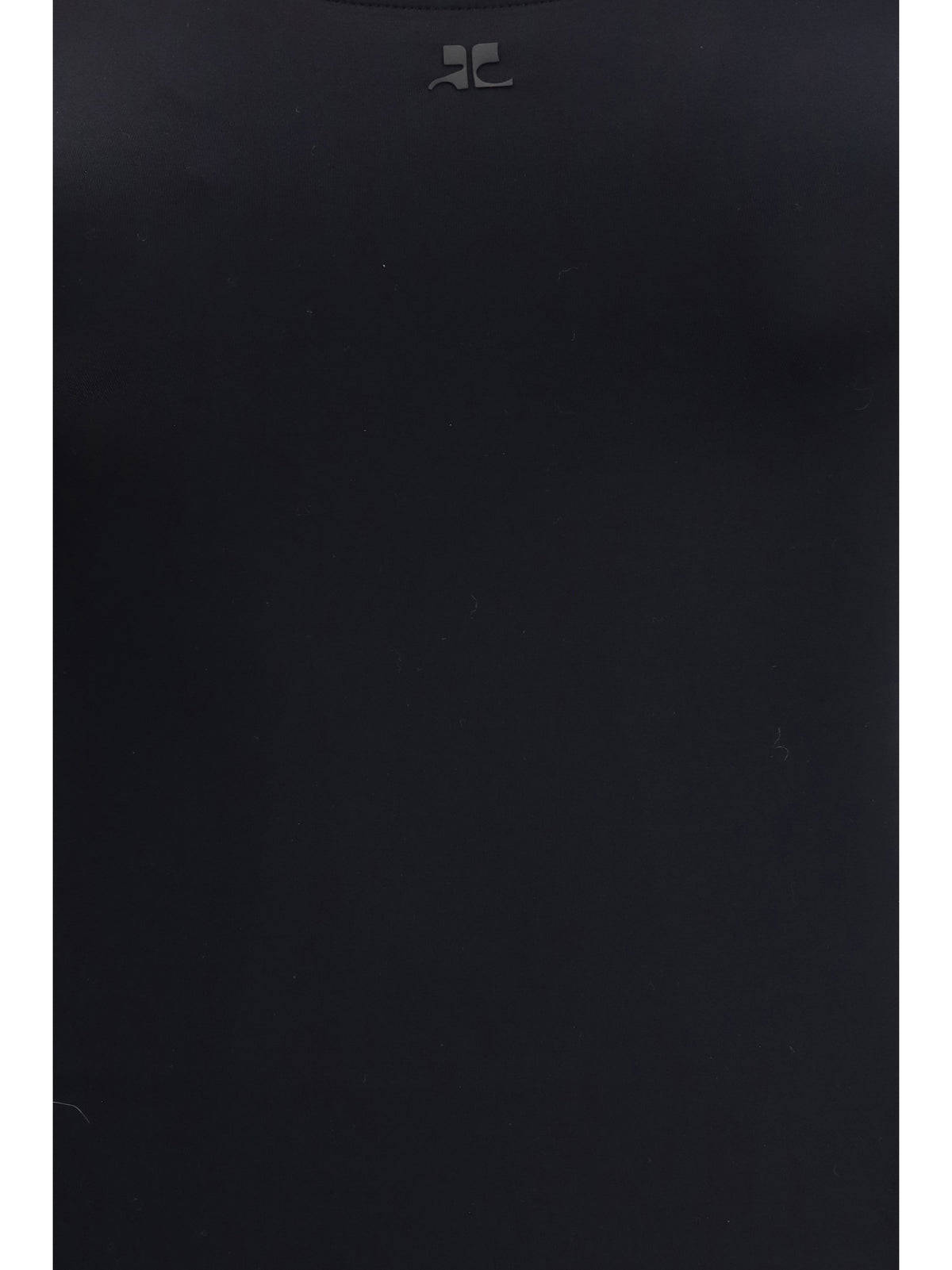 Courrèges One piece Swimsuit with a cut-out detail - Black