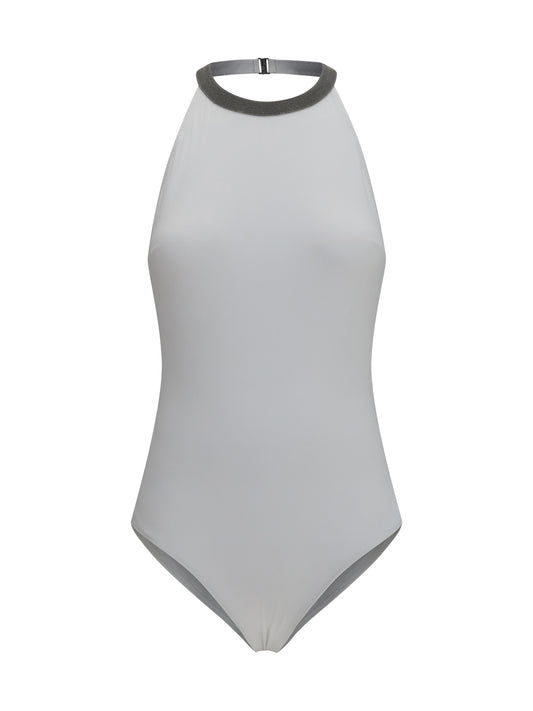 BRUNELLO CUCINELLI One-piece Swimsuit with monili embellishment