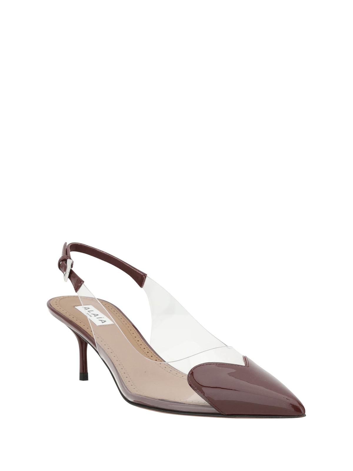 AlaïA Le Coeur Pumps - Rouge Grenat