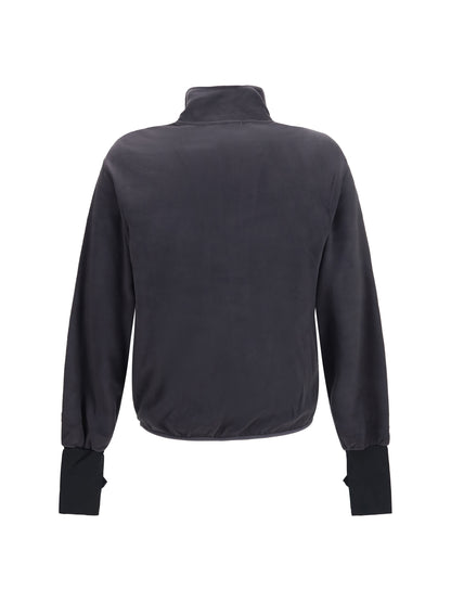 Entire Studios Shell fleece zip Jacket - Black