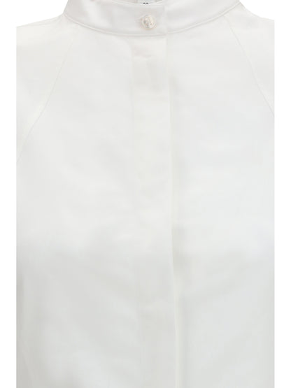 ALAÏA Panelled Poplin Dress