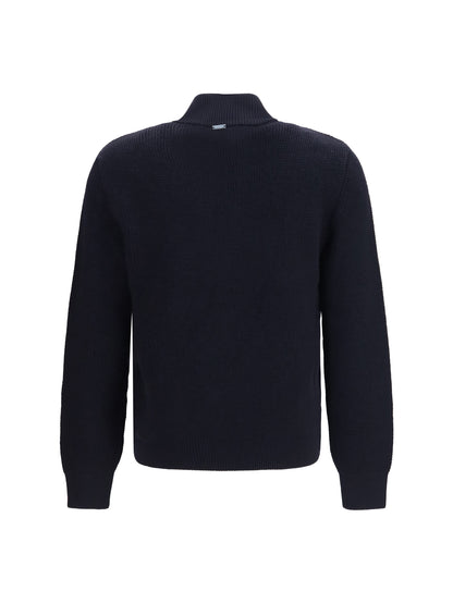 Herno Padded Cardigan - Blue Dark
