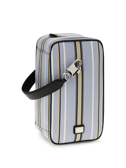DOLCE & GABBANA Lock Handbag in jacquard fabric