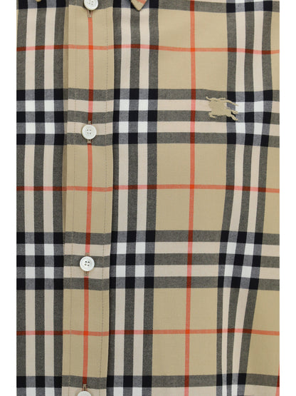 Burberry Check cotton Shirt - Sand Ip Check