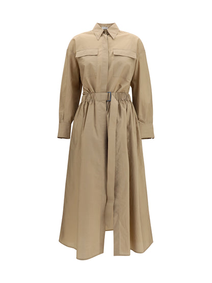 Brunello Cucinelli Shirt and skirt Dress - Bleeker Beige