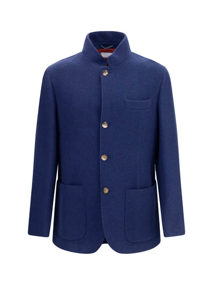 Brunello Cucinelli Cashmere Jacket - Ocean Blue