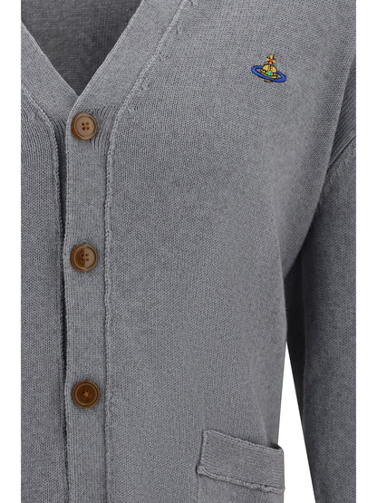 Vivienne Westwood Alex Cardigan - Dark Grey Melange