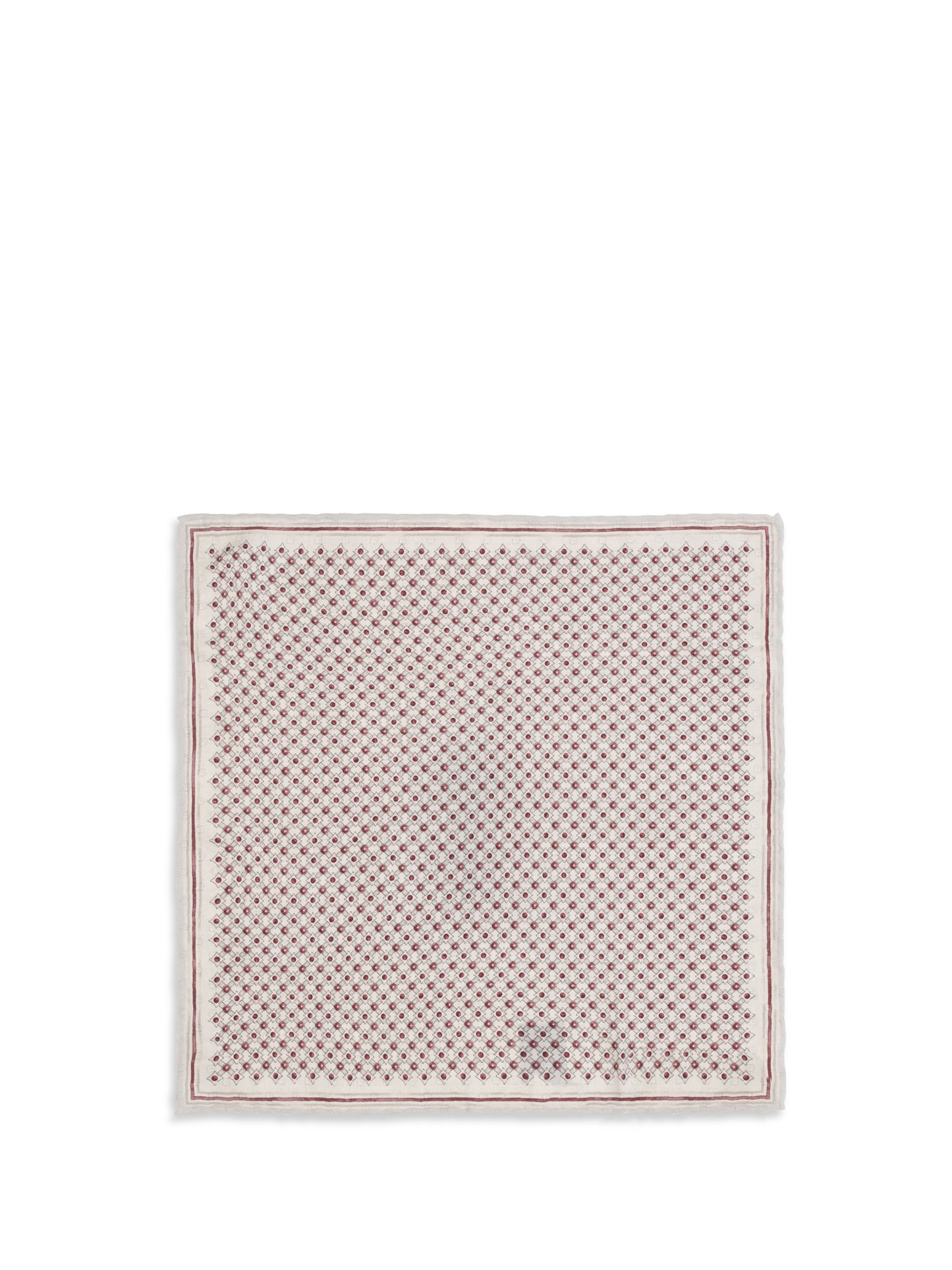 BRUNELLO CUCINELLI Silk Pochette with geometric pattern