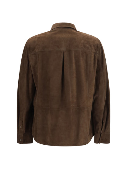 BRUNELLO CUCINELLI Suede Shirt