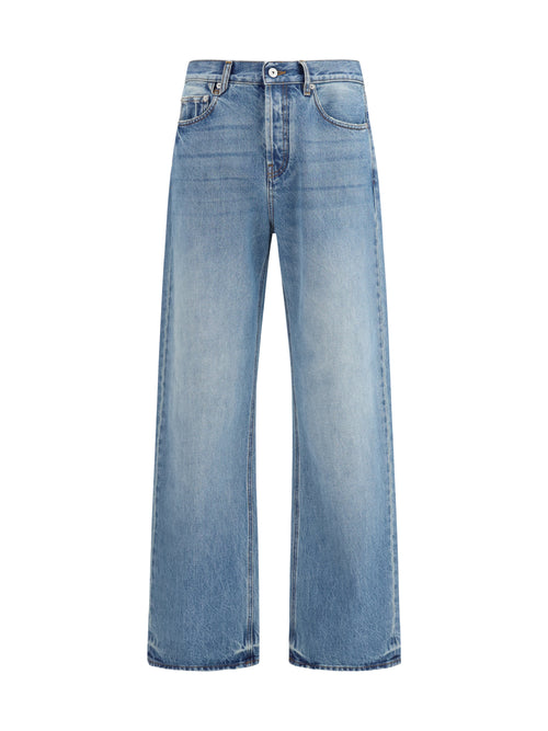 Jacquemus Wide-leg Jeans - Blue/Tabac
