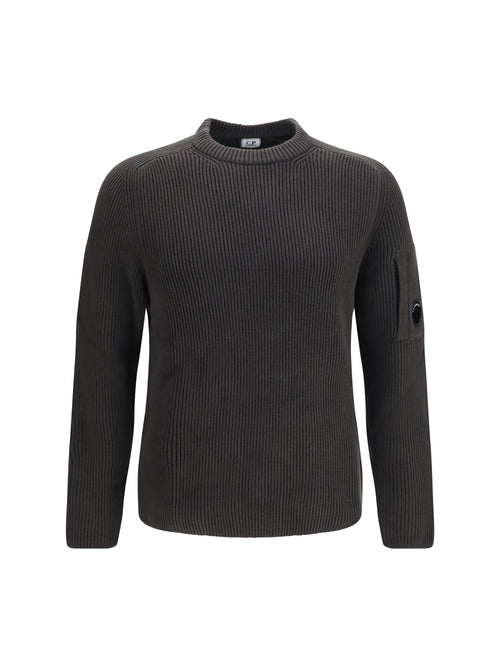 C.P. Company Full-rib cotton Sweater - Raven