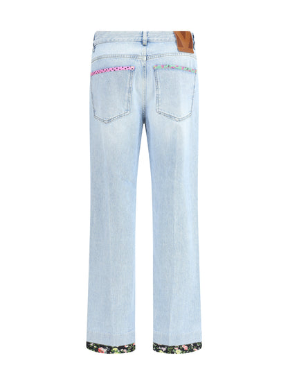 VALENTINO Floral edge Jeans