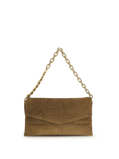 GUCCI Large suede shoulder Bag