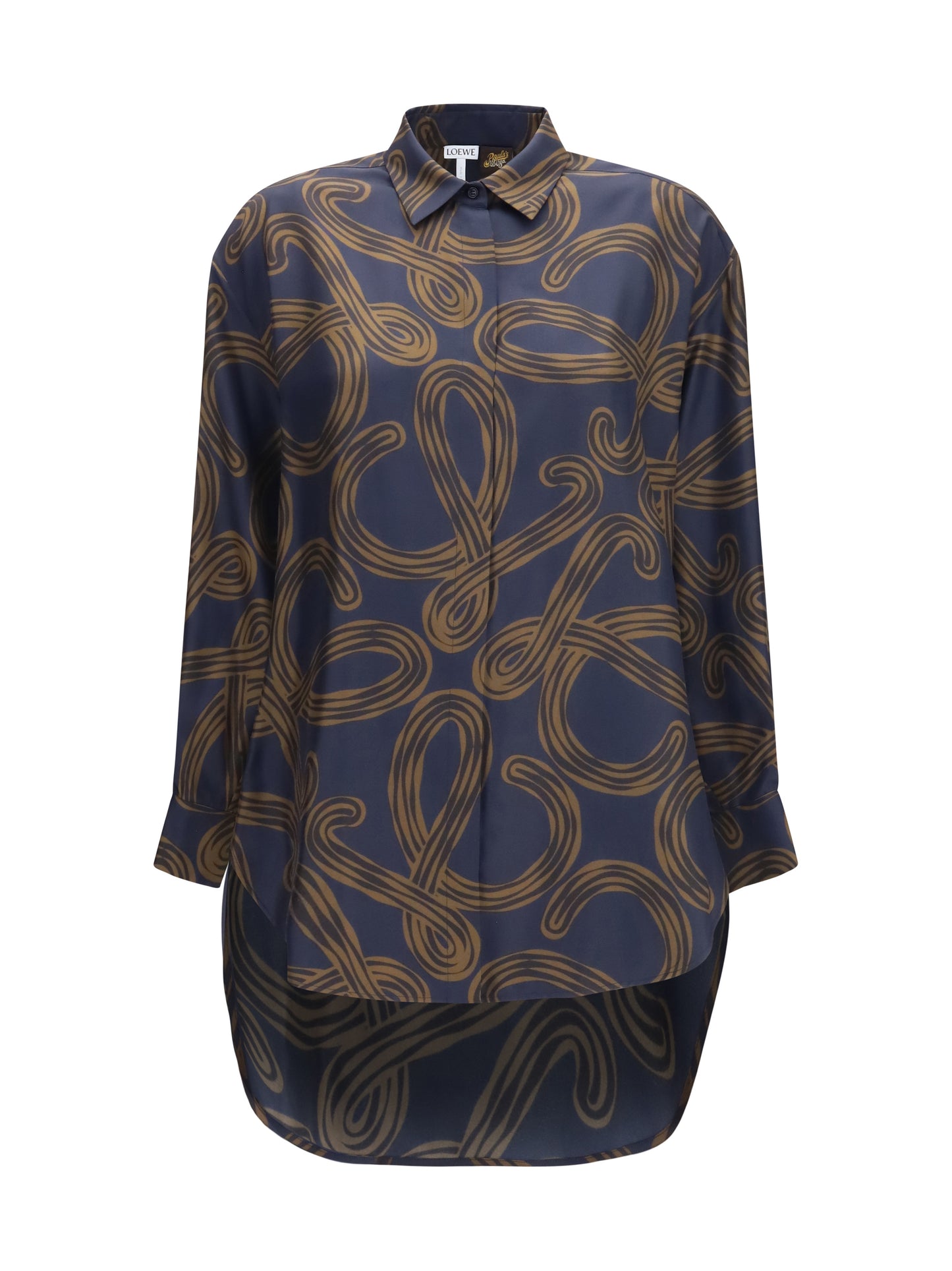 LOEWE Lightweight printed silk twill Shirt