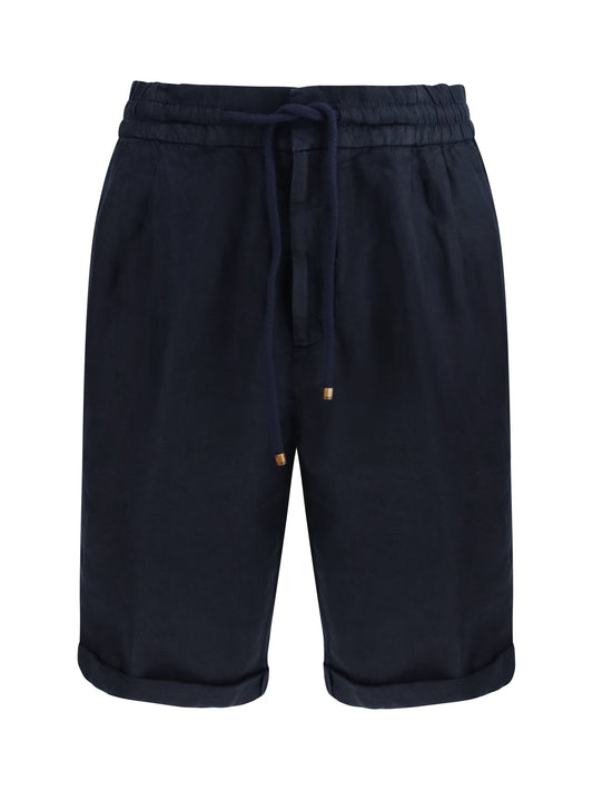 BRUNELLO CUCINELLI Linen Dyed Shorts