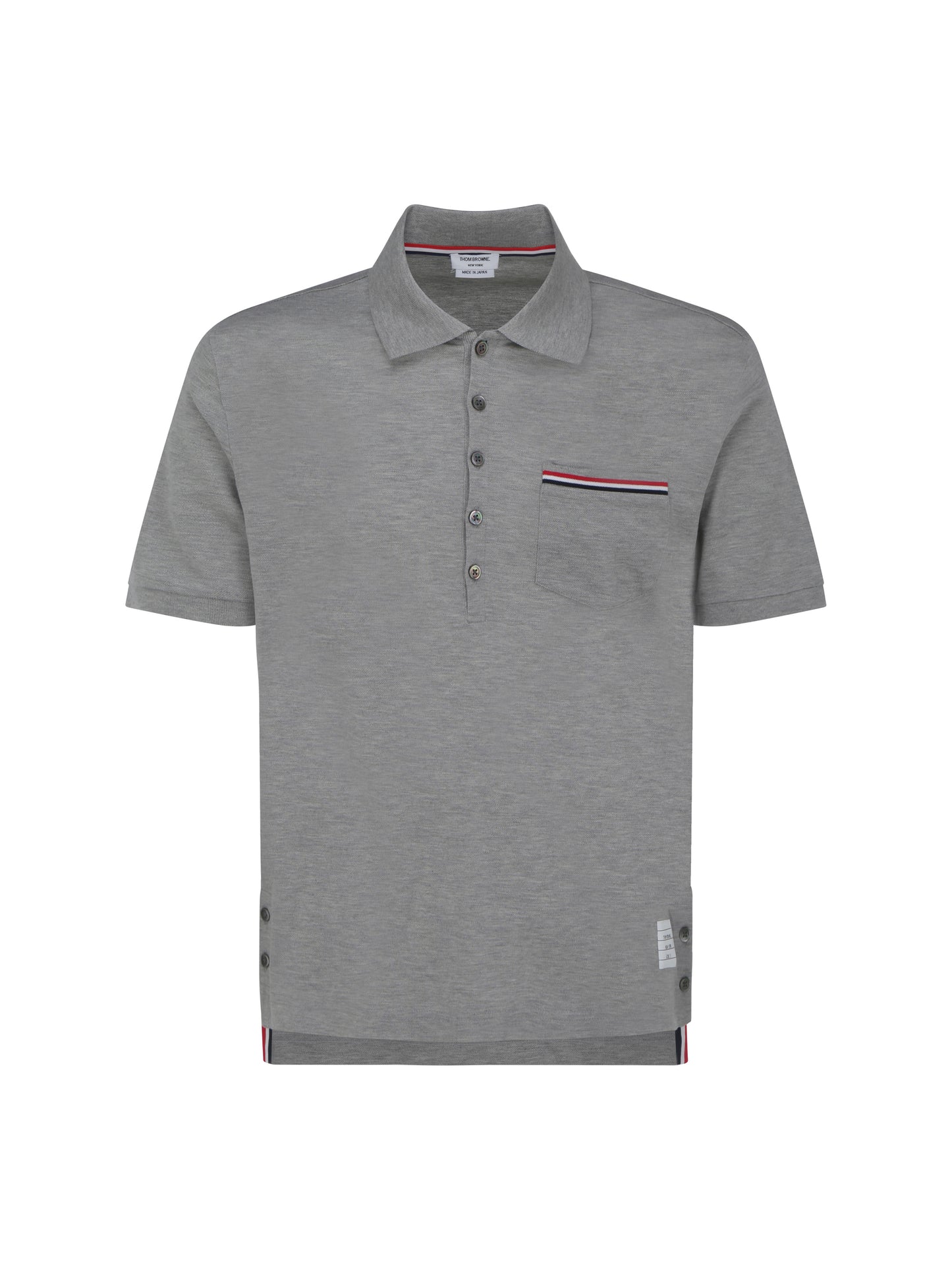 THOM BROWNE Short Sleeves Polo