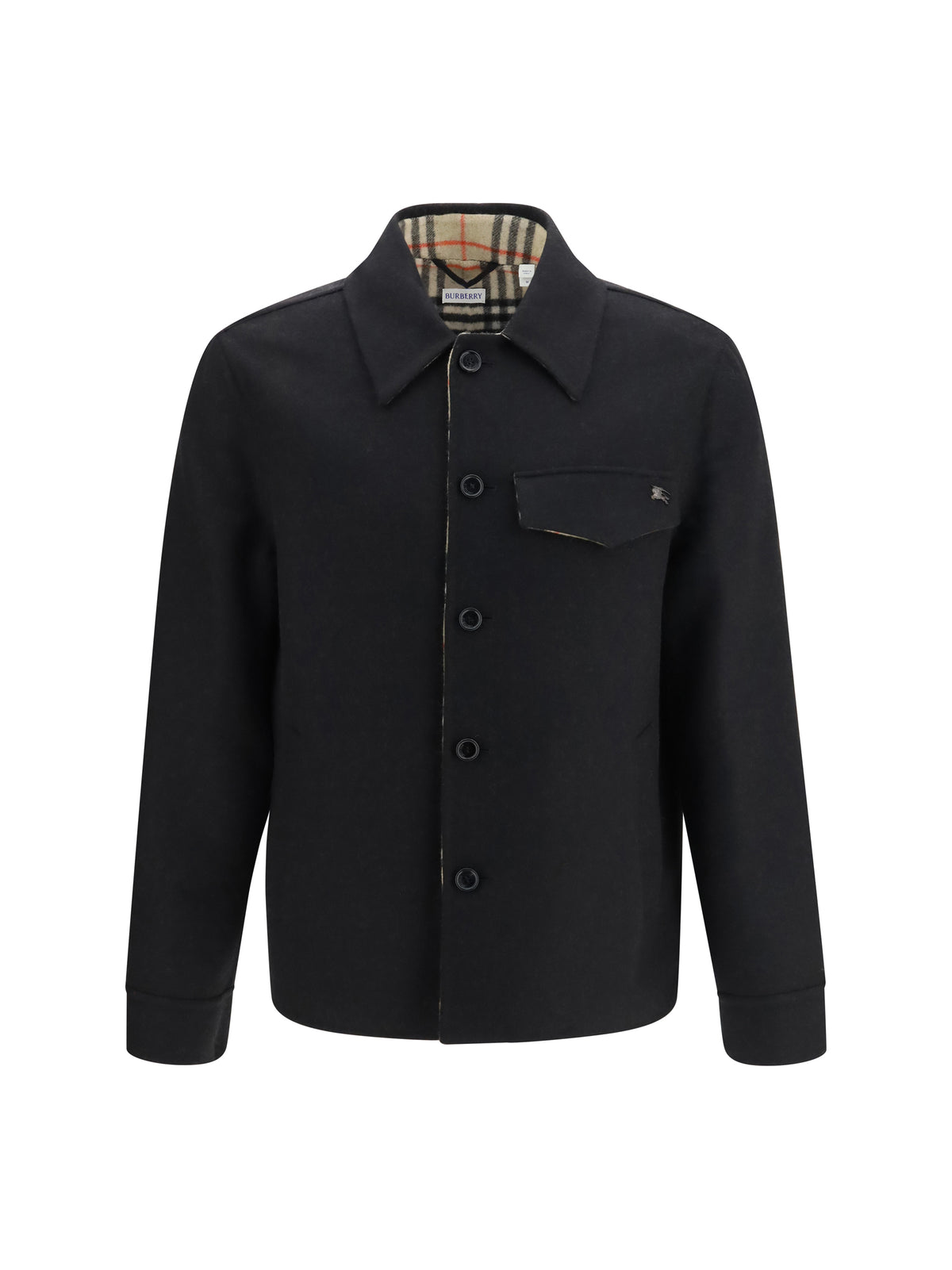 Burberry Herringbone wool Jacket - Black/Sand Ip Check