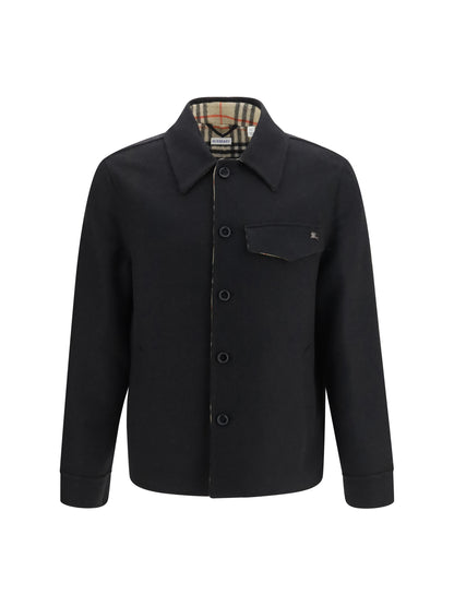 Burberry Herringbone wool Jacket - Black/Sand Ip Check
